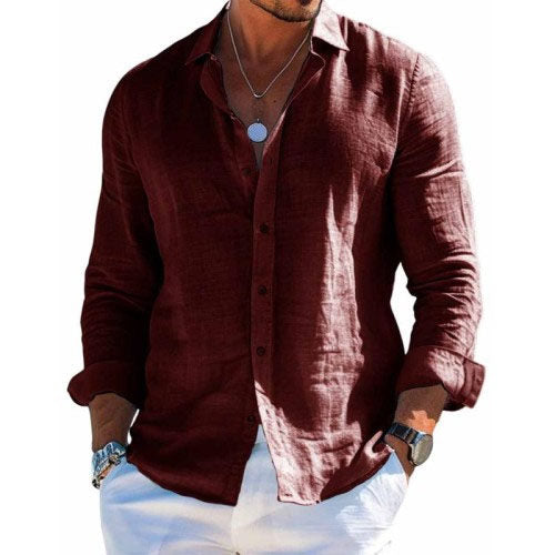 Heren Katoenen en Linnen Casual Effen Kleur Colbert 31793795X