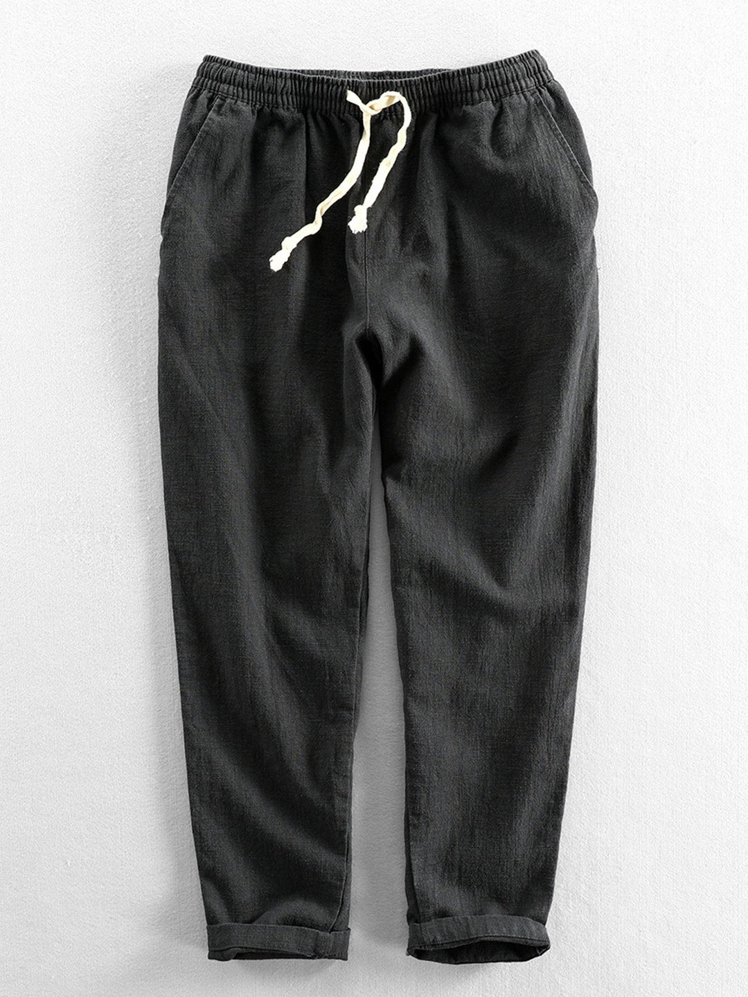 Linnen Katoen Mix Cropped Broek