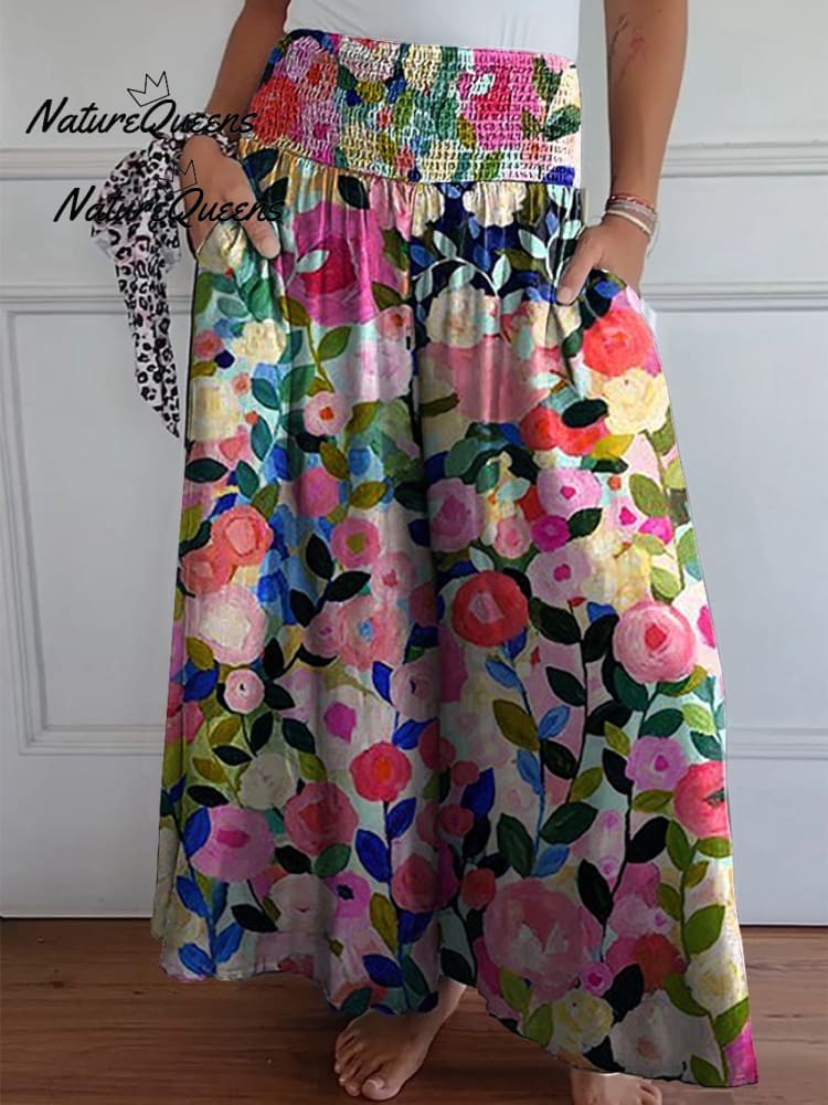 Vrouwen Katoenen Brede Pantalons 