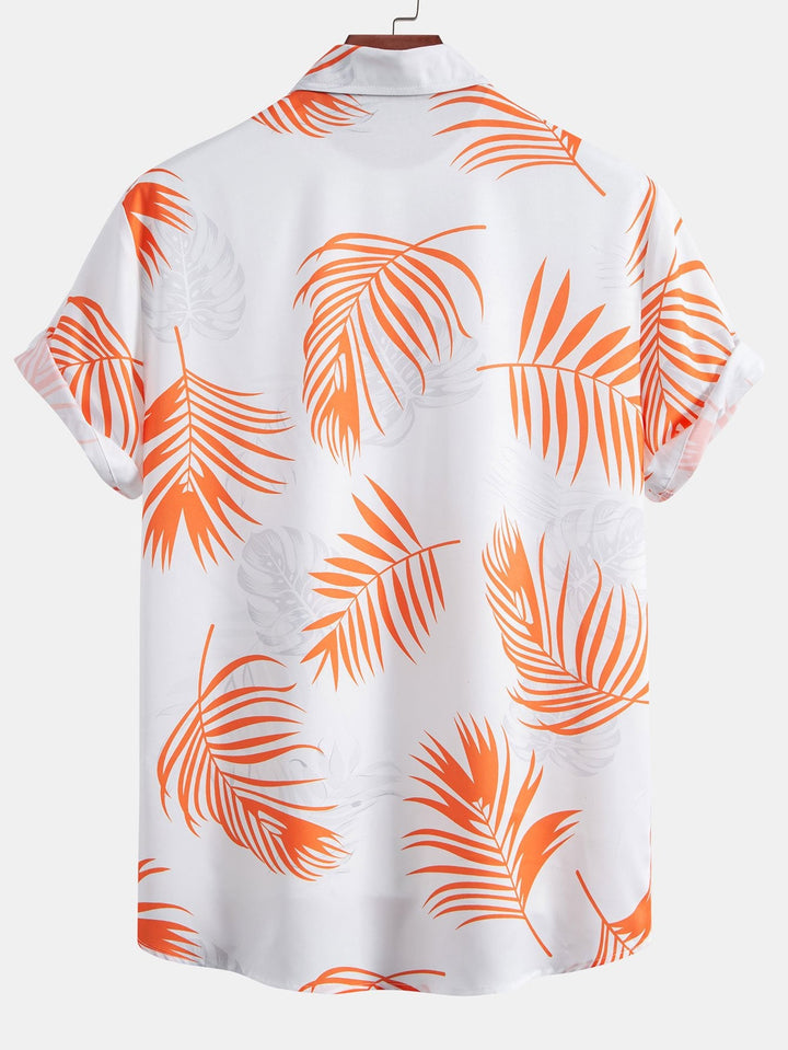 Bladerprint Doorknoop Shirt & Zwembroek