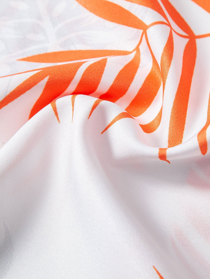 Bladerprint Doorknoop Shirt & Zwembroek