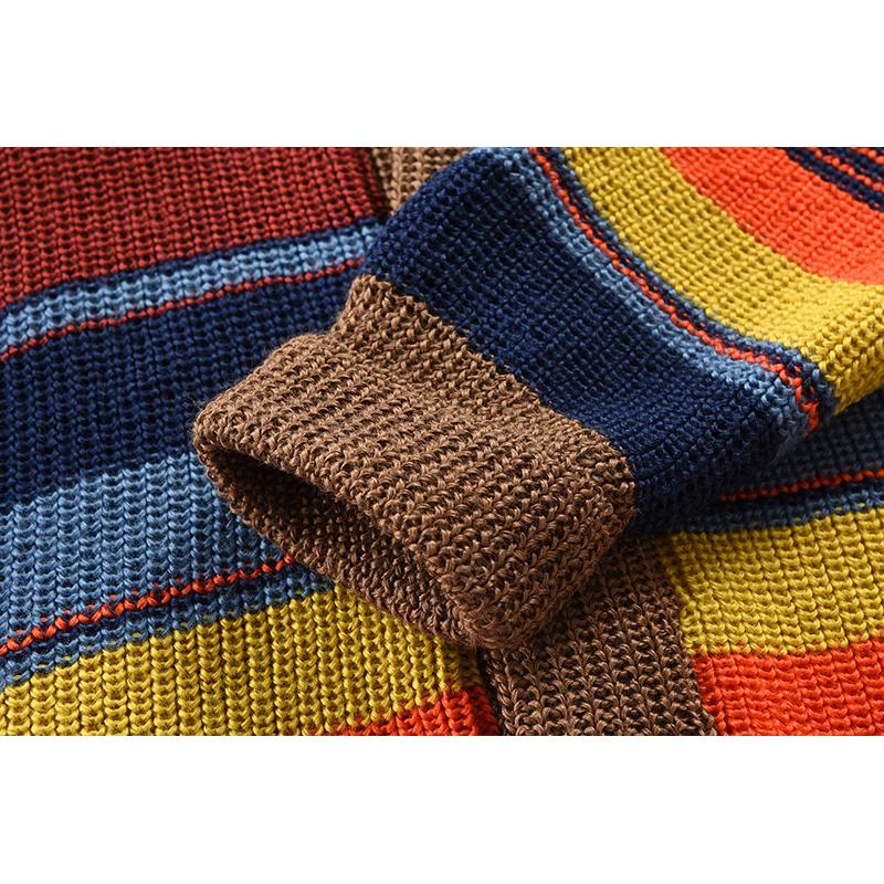 Heren Colorblock Lapel Sweater Jacket 02918584X