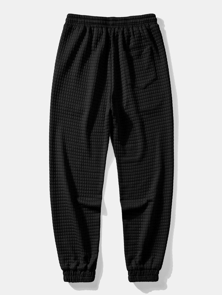 Wafel Hooded Arc Hem T-Shirt & Joggingbroek