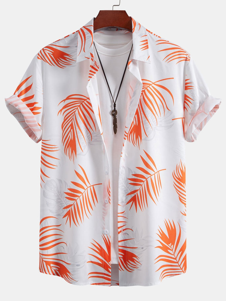 Bladerprint Doorknoop Shirt & Zwembroek