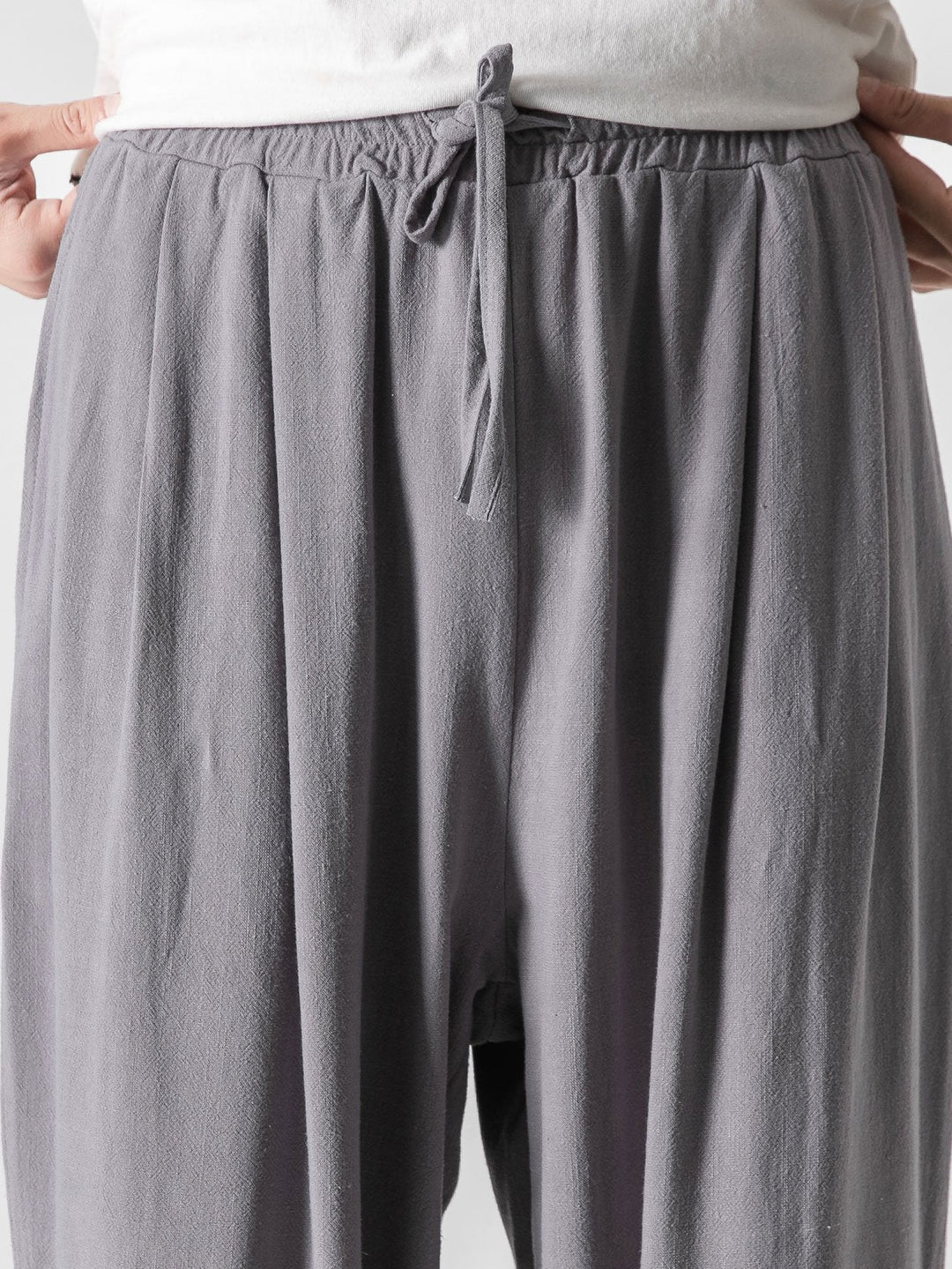 Linnen En Katoen Blend Relax Fit Wijde Pantalon