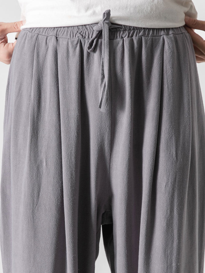 Linnen En Katoen Blend Relax Fit Wijde Pantalon