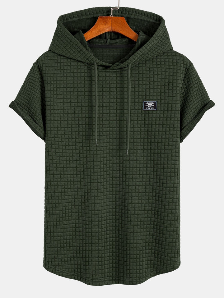 Wafel Kap T-Shirt met Boogzoom