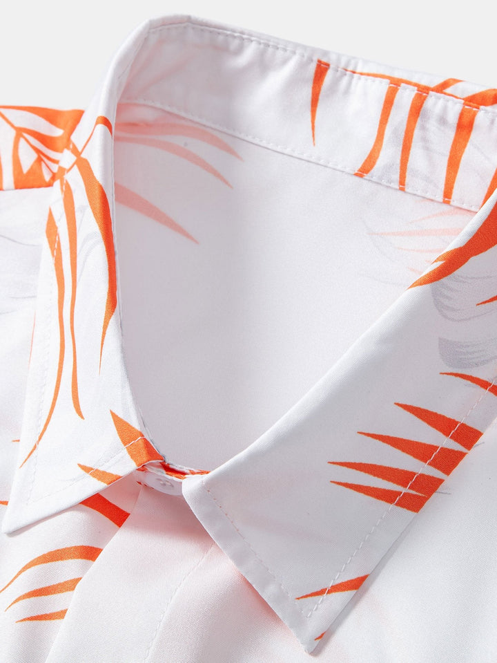 Bladerprint Doorknoop Shirt & Zwembroek