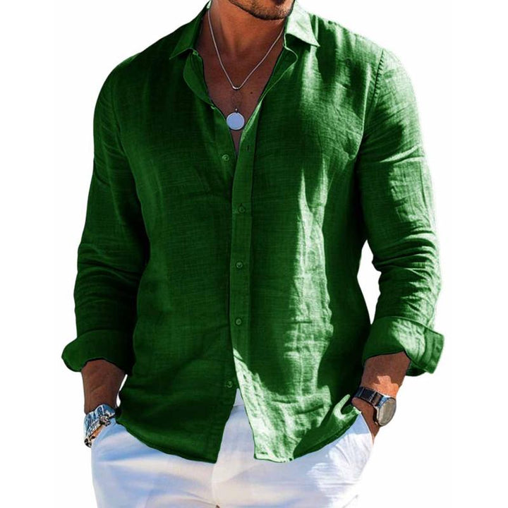 Heren Katoenen en Linnen Casual Effen Kleur Colbert 31793795X