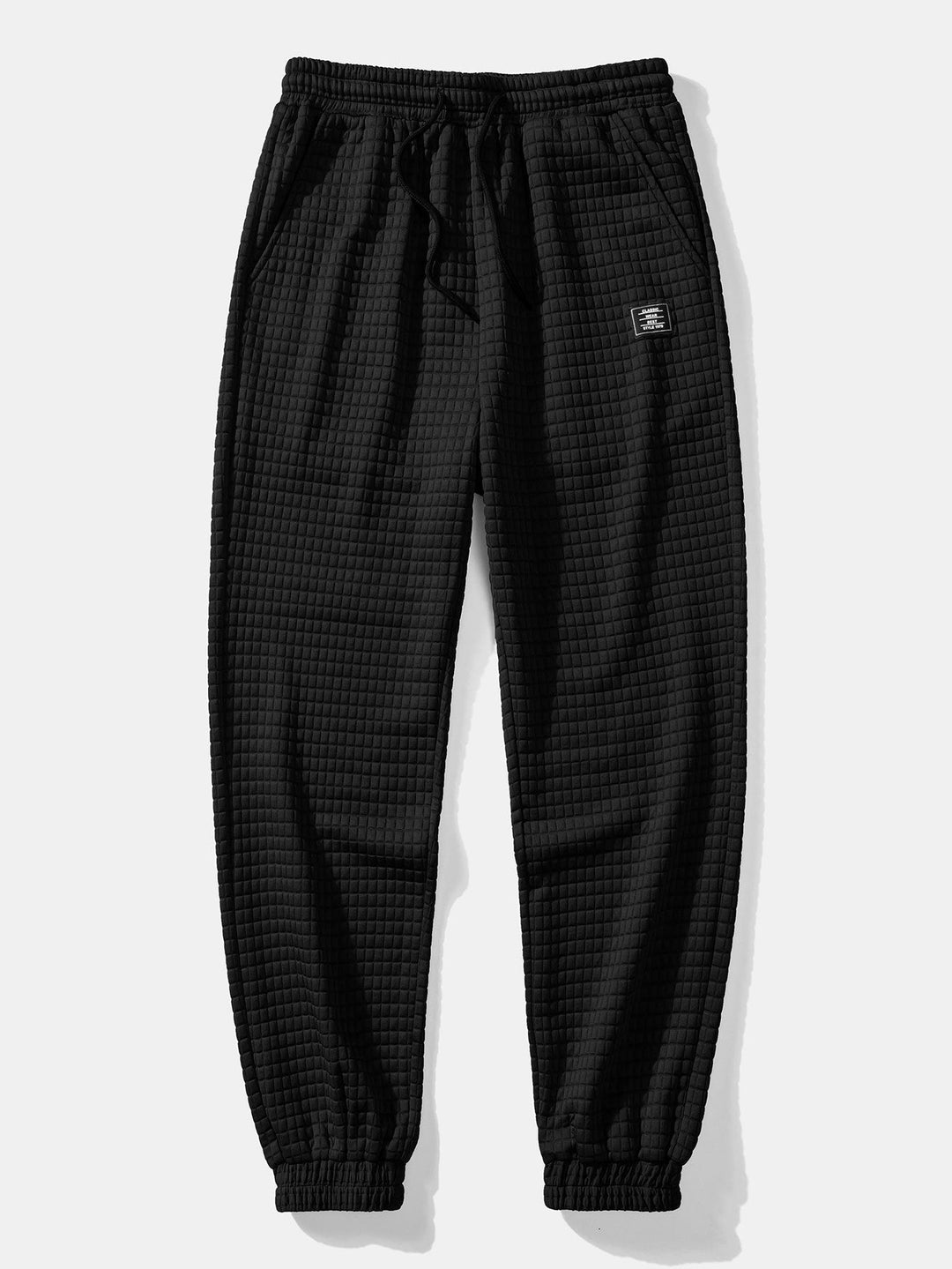 Wafel Hooded Arc Hem T-Shirt & Joggingbroek