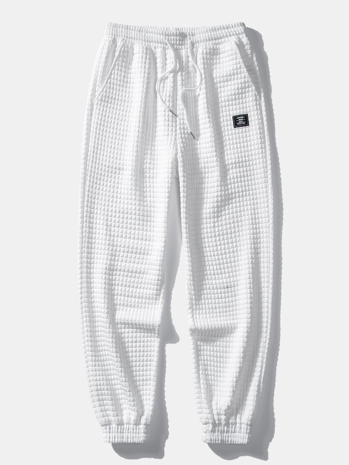 Wafel Hooded Arc Hem T-Shirt & Joggingbroek