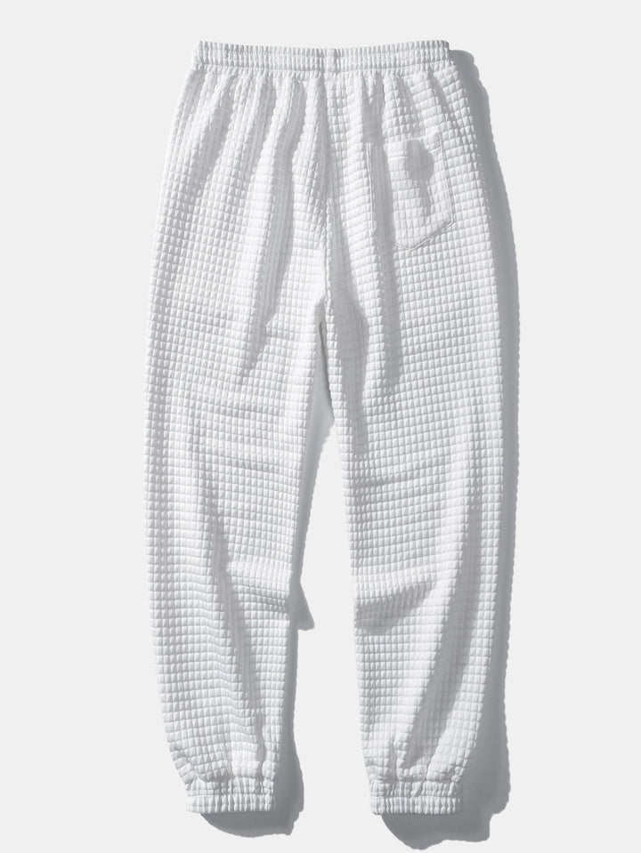 Wafel Hooded Arc Hem T-Shirt & Joggingbroek