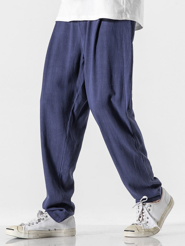 Relax Fit Linnen En Katoen Mix Harem Broek