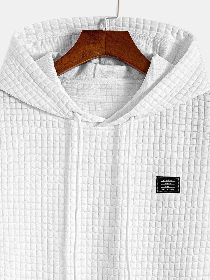 Wafel Hooded Arc Hem T-Shirt & Joggingbroek