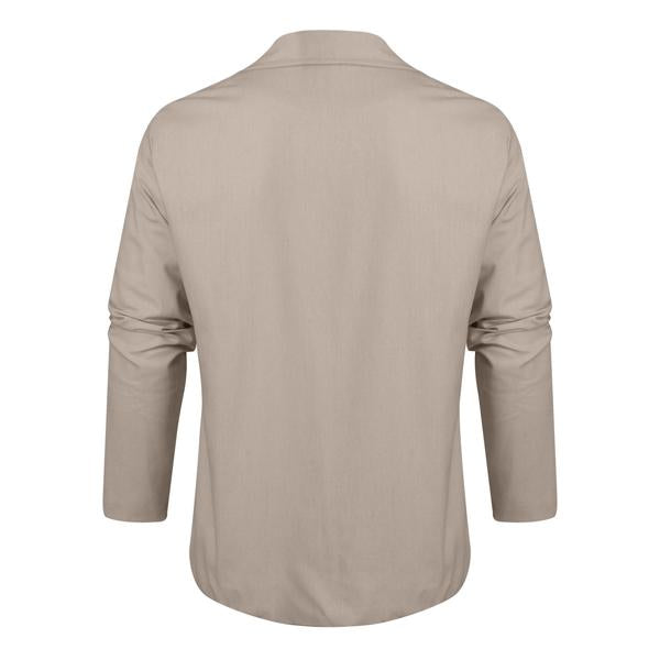 Heren Losse Katoenen en Linnen Colbert 23703706X