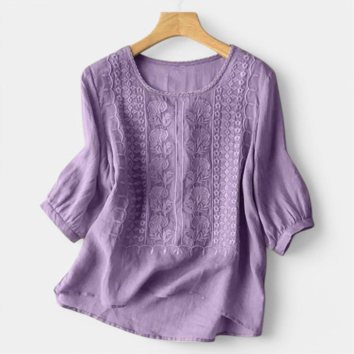 Alora™ Klassieke Bloemenblouse