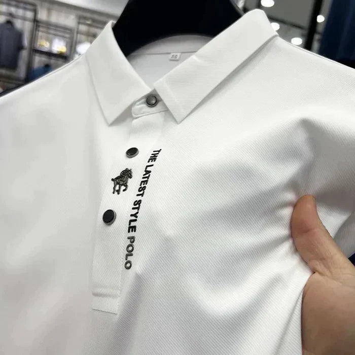 Verno | Kreukvrije Muscle Fit poloshirt 