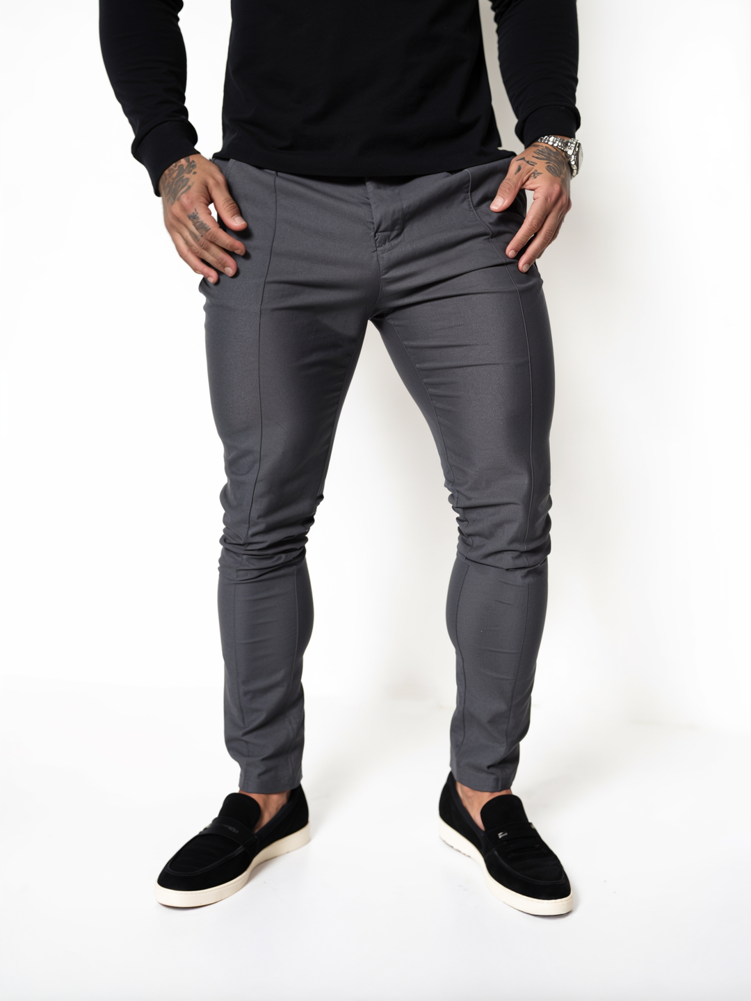 Novate | Kreukvrije Slim Fit Broek 
