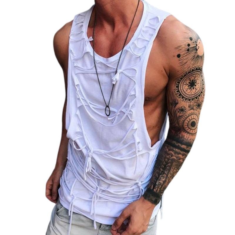 Heren Casual Crew Neck Tanktop 04486224TO