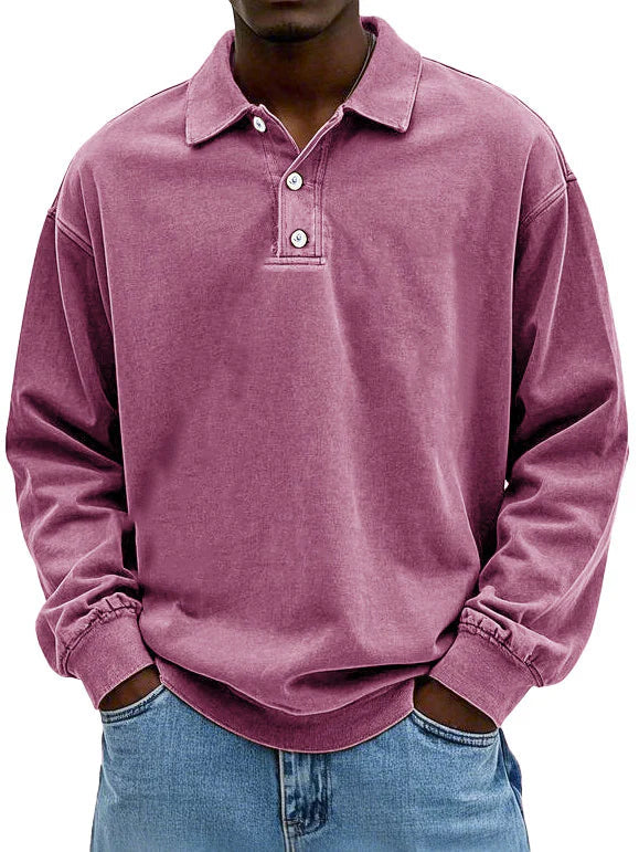 Maxime™ | Vintage Overhemd met Lange Mouwen 