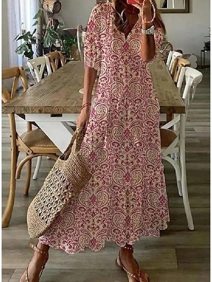 Dianna™ - Boho Buikdekkende Jurk 