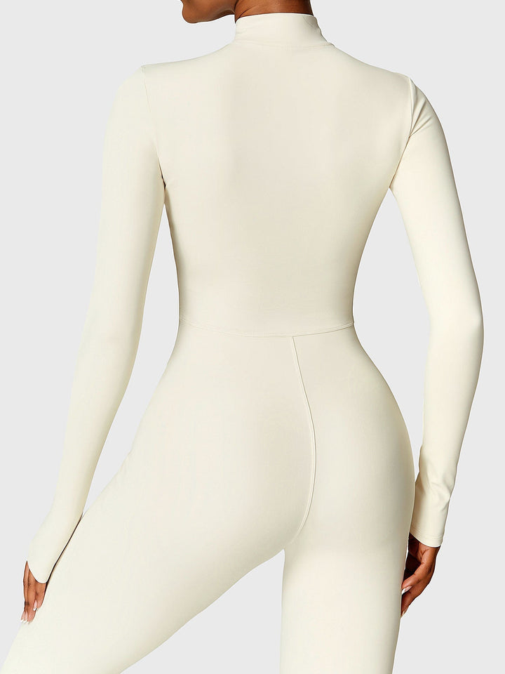 Fanimo Gymfit Jumpsuit - Lange Mouwen met Rits 
