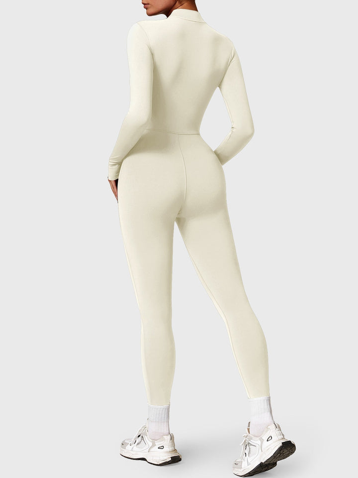 Fanimo Gymfit Jumpsuit - Lange Mouwen met Rits 