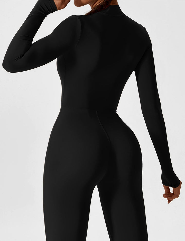 Fanimo Gymfit Jumpsuit - Lange Mouwen met Rits 