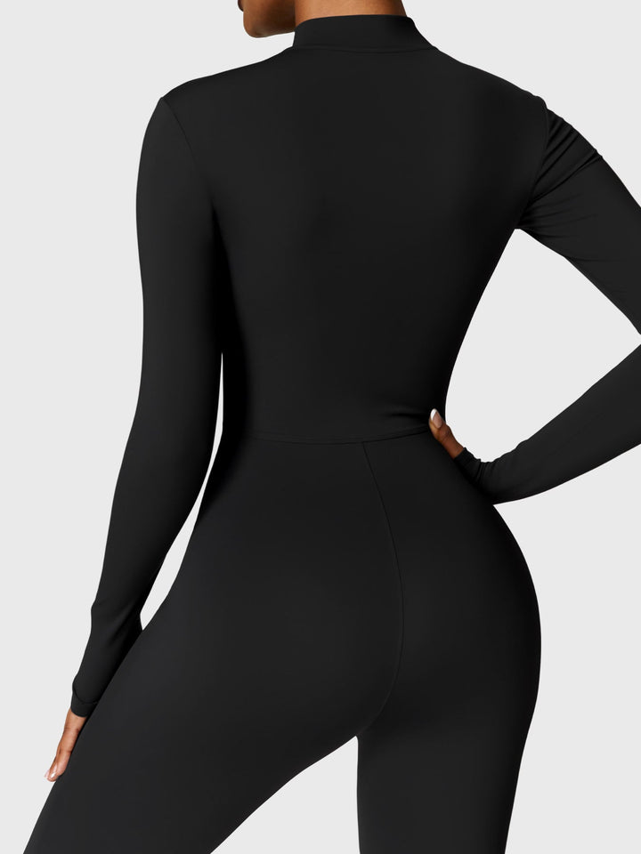 Fanimo Gymfit Jumpsuit - Lange Mouwen met Rits 