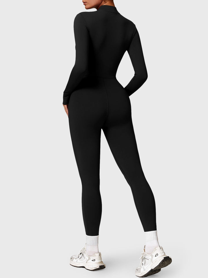 Fanimo Gymfit Jumpsuit - Lange Mouwen met Rits 