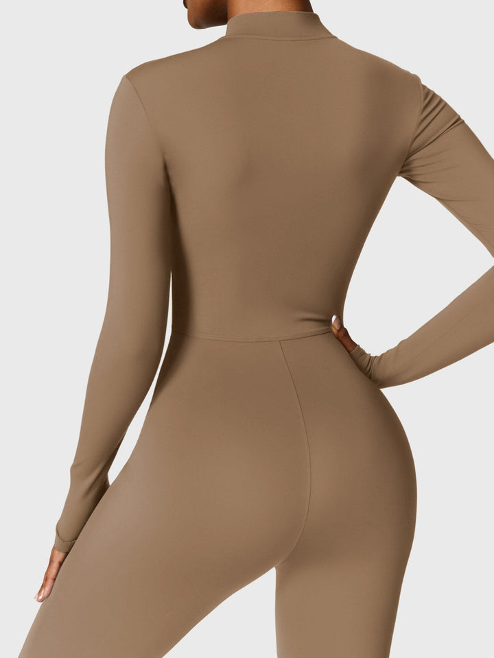 Fanimo Gymfit Jumpsuit - Lange Mouwen met Rits 