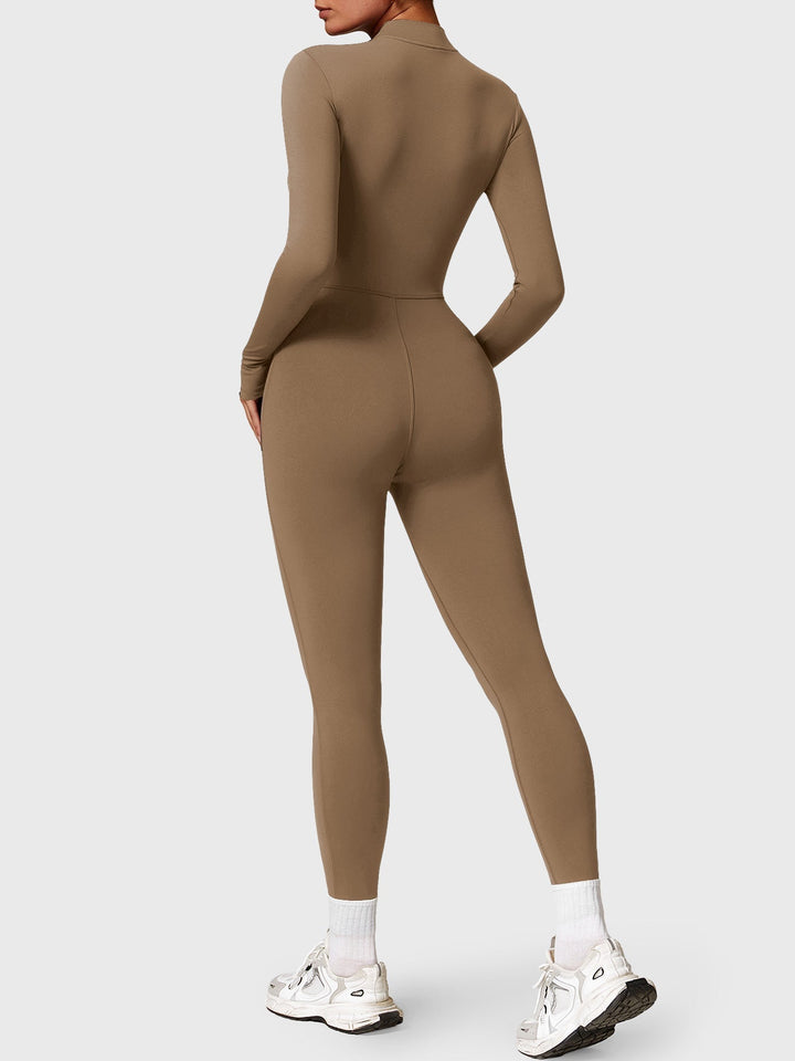 Fanimo Gymfit Jumpsuit - Lange Mouwen met Rits 