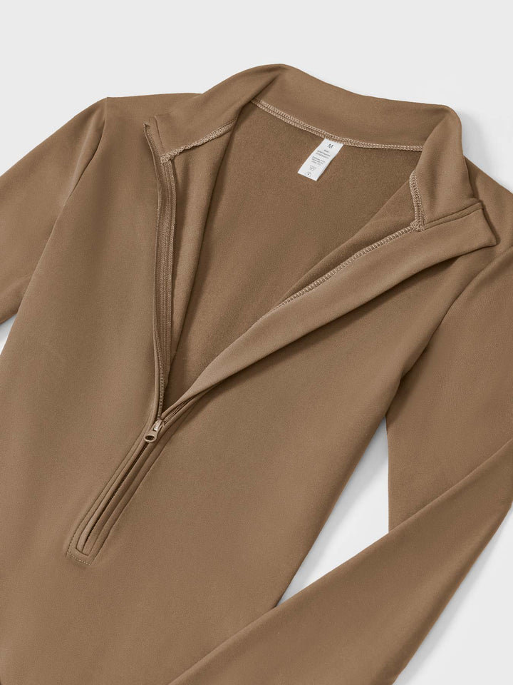 Fanimo Gymfit Jumpsuit - Lange Mouwen met Rits 