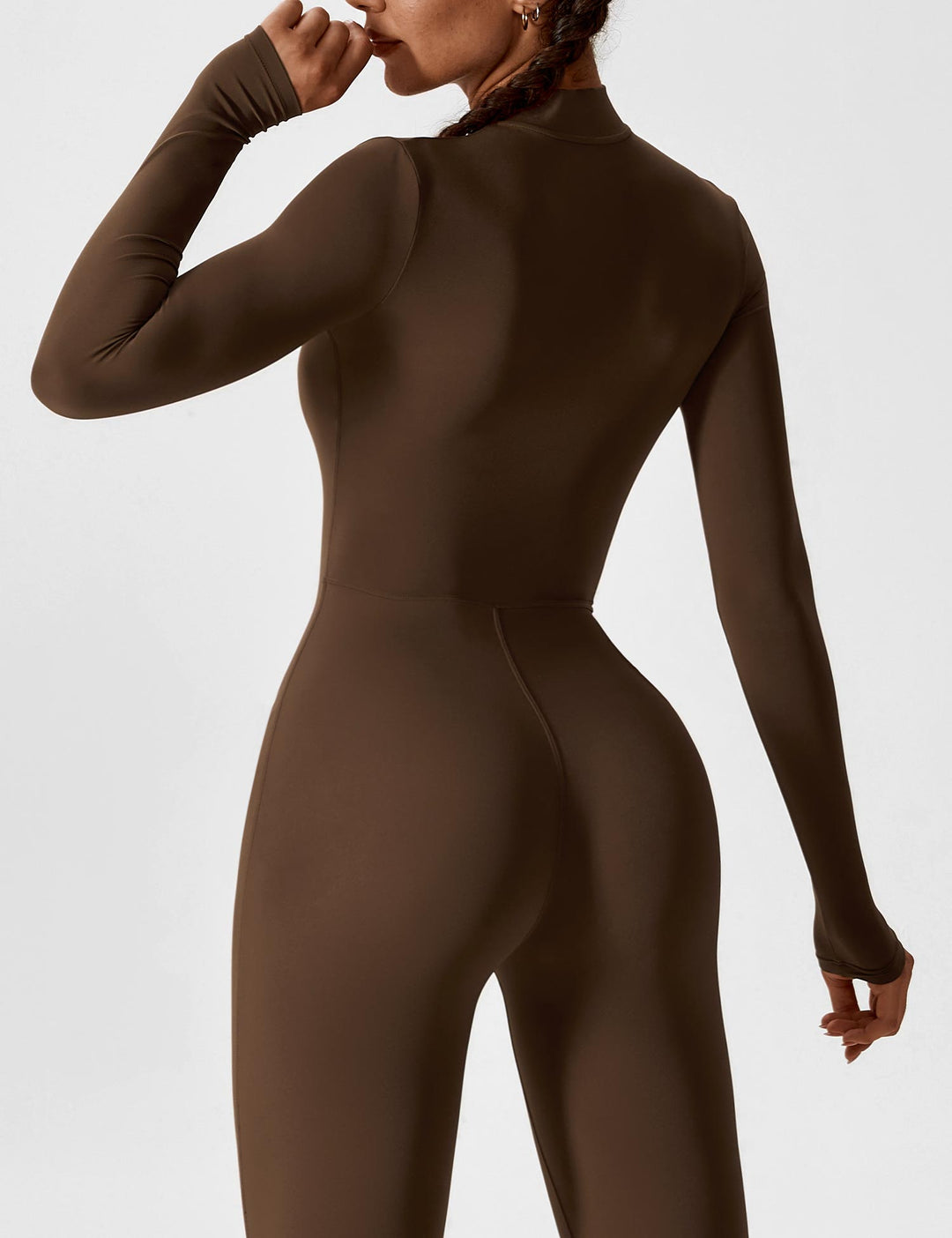 Fanimo Gymfit Jumpsuit - Lange Mouwen met Rits 