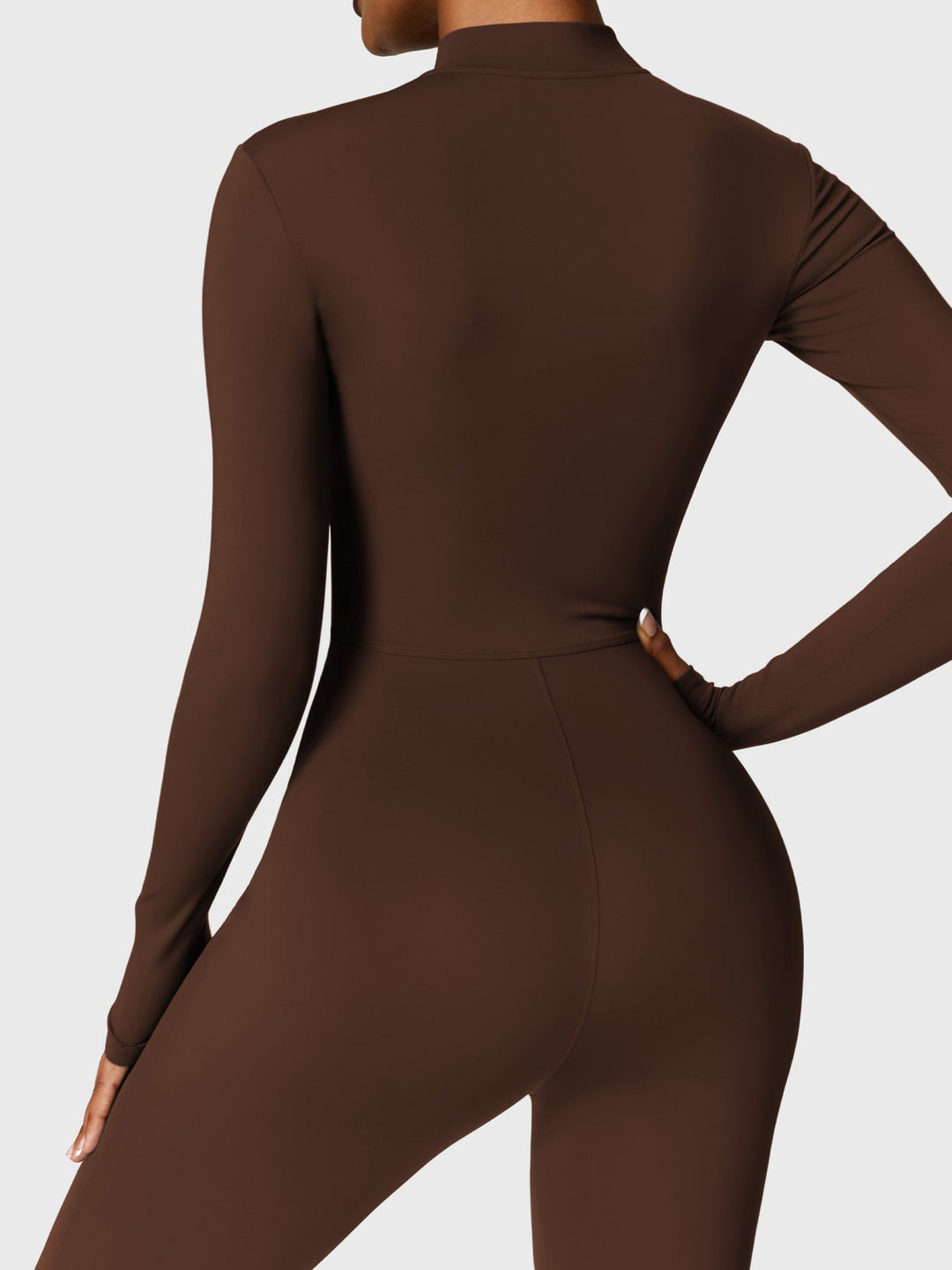 Fanimo Gymfit Jumpsuit - Lange Mouwen met Rits 