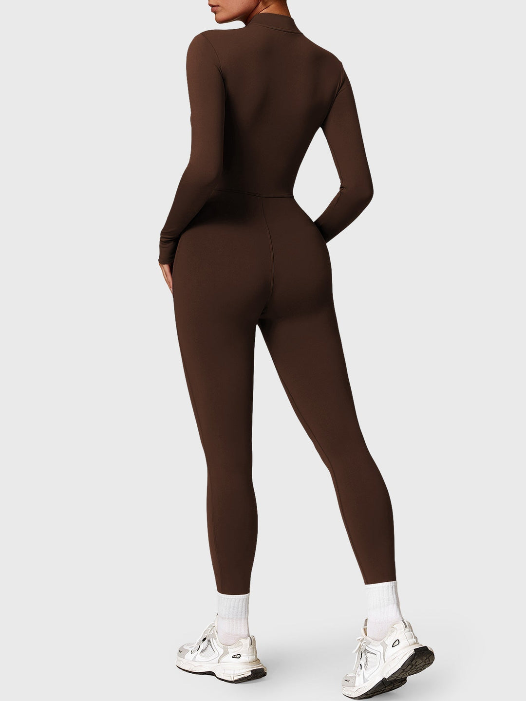 Fanimo Gymfit Jumpsuit - Lange Mouwen met Rits 
