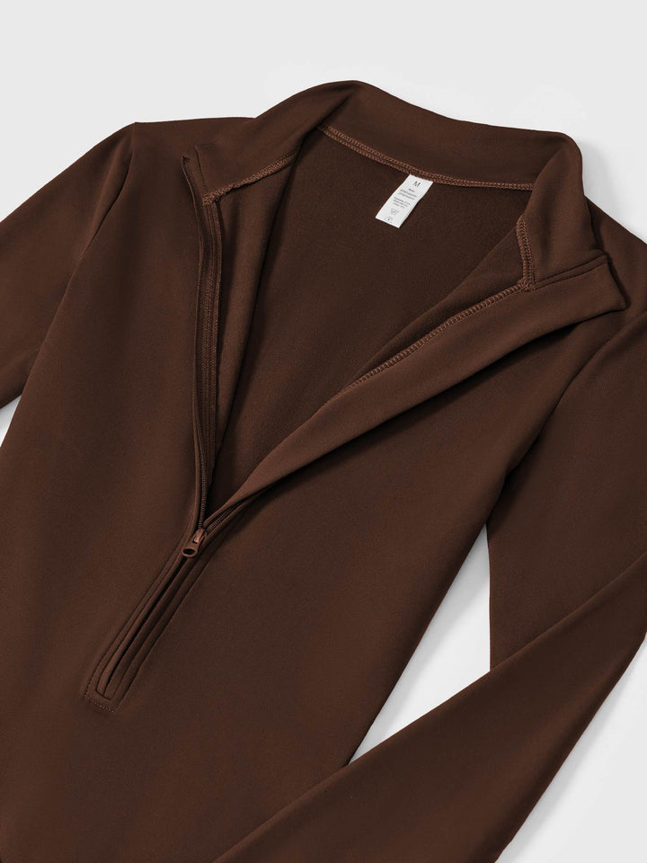 Fanimo Gymfit Jumpsuit - Lange Mouwen met Rits 