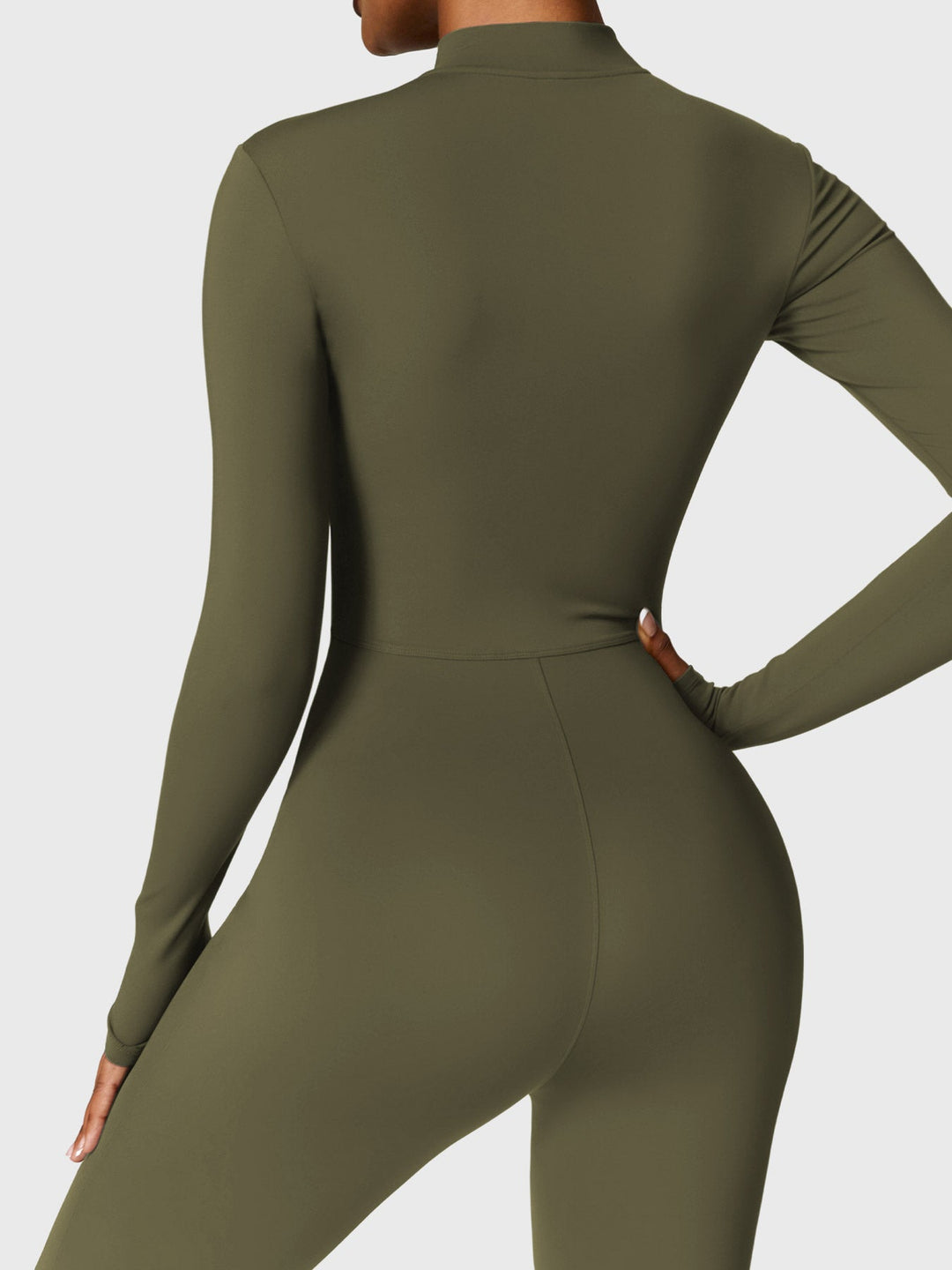 Fanimo Gymfit Jumpsuit - Lange Mouwen met Rits 
