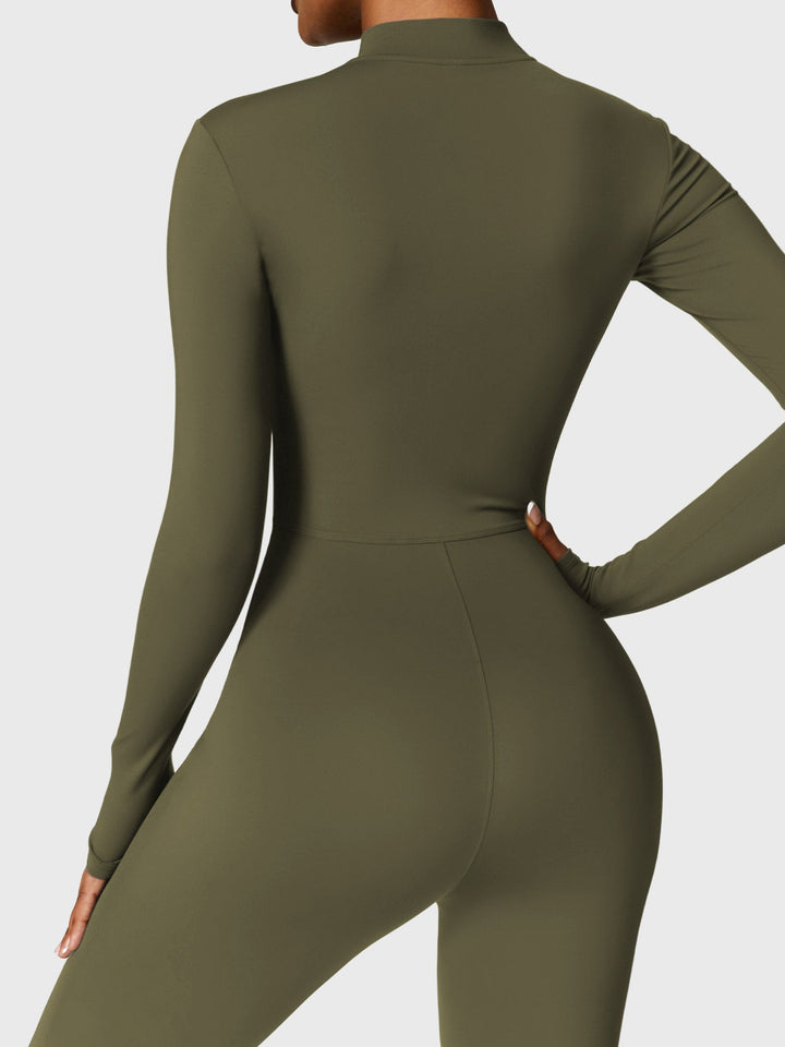 Fanimo Gymfit Jumpsuit - Lange Mouwen met Rits 