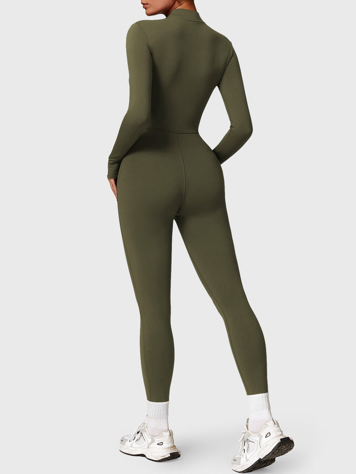 Fanimo Gymfit Jumpsuit - Lange Mouwen met Rits 