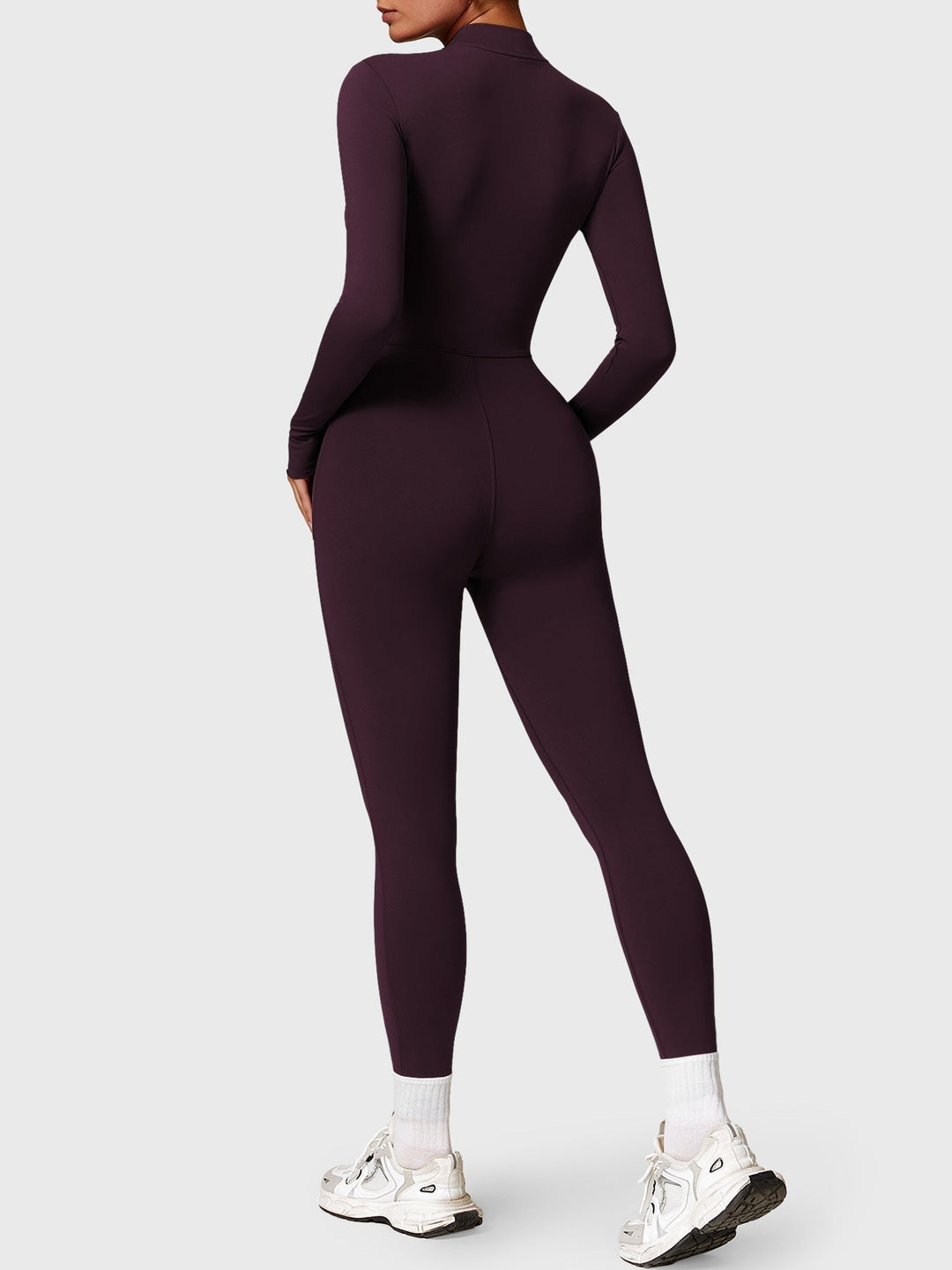 Fanimo Gymfit Jumpsuit - Lange Mouwen met Rits 