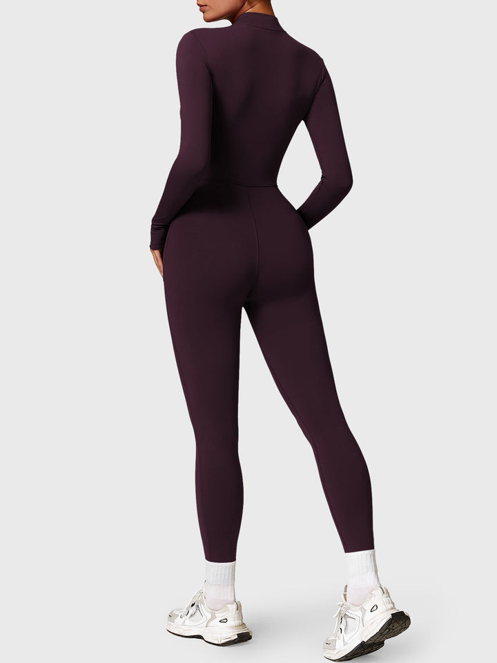 Fanimo Gymfit Jumpsuit - Lange Mouwen met Rits 