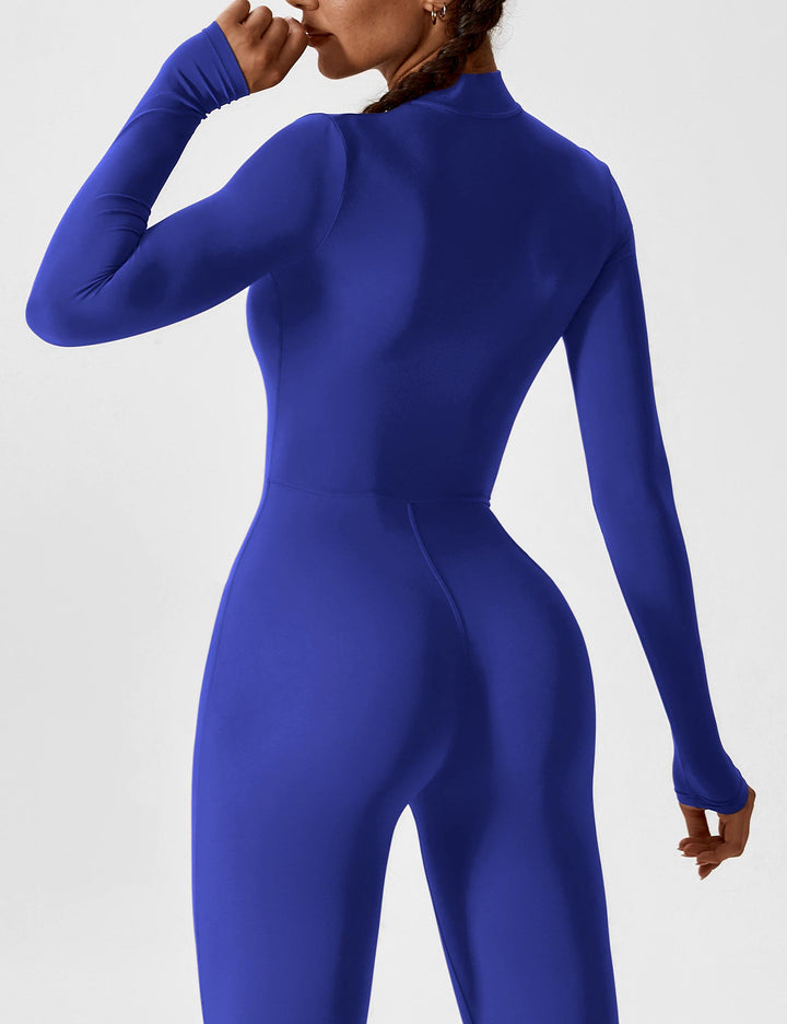 Fanimo Gymfit Jumpsuit - Lange Mouwen met Rits 